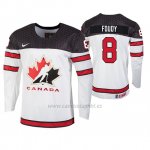 Camiseta Hockey Canada Liam Foudy 2020 IIHF World Junior Championship Blanco Camiseta Hockey Canada Liam Foudy 2020 IIHF World Junior Championship Blanco