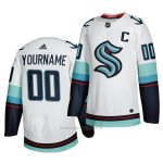 Camiseta Hockey Seattle Kraken Personalizada Primary Autentico Blanco Camiseta Hockey Seattle Kraken Personalizada Primary Autentico Blanco