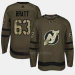 Camiseta New Jersey Devils Jesper Bratt Camo Salute To Servicejpg Camiseta New Jersey Devils Jesper Bratt Camo Salute To Servicejpg
