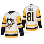 Camiseta Hockey Hombre Pittsburgh Penguins 81 Phil Kessel Away Autentico Jugador Blanco Camiseta Hockey Hombre Pittsburgh Penguins 81 Phil Kessel Away Autentico Jugador Blanco