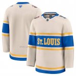 Camiseta Hockey St. Louis Blues 2025 Winter Classic Premium Crema Camiseta Hockey St. Louis Blues 2025 Winter Classic Premium Crema
