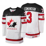 Camiseta Canada Team Joel Edmundson 2018 Iihf World Championship Jugador Blanco Camiseta Canada Team Joel Edmundson 2018 Iihf World Championship Jugador Blanco