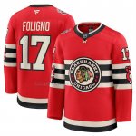 Camiseta Hockey Chicago Blackhawks Nick Foligno 2025 Winter Classic Premium Rojo Camiseta Hockey Chicago Blackhawks Nick Foligno 2025 Winter Classic Premium Rojo