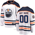Camiseta Hockey Hombre Edmonton Oilers Segunda Personalizada Blanco Camiseta Hockey Hombre Edmonton Oilers Segunda Personalizada Blanco