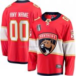 Camiseta Hockey Florida Panthers 2023 Stanley Cup Final Primera Breakaway Personalizada Rojo Camiseta Hockey Florida Panthers 2023 Stanley Cup Final Primera Breakaway Personalizada Rojo