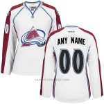 Camiseta Hockey Nino Colorado Avalanche Segunda Personalizada Blanco Camiseta Hockey Nino Colorado Avalanche Segunda Personalizada Blanco