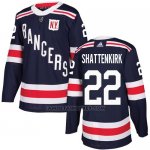 Camiseta Hockey Hombre New York Rangers 22 Kevin Shattenkirk Azul Autentico 2018 Winter Classic Stitched Camiseta Hockey Hombre New York Rangers 22 Kevin Shattenkirk Azul Autentico 2018 Winter Classic Stitched