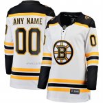 Camiseta Hockey Mujer Boston Bruins Segunda Breakaway Personalizada Blanco Camiseta Hockey Mujer Boston Bruins Segunda Breakaway Personalizada Blanco