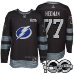 Camiseta Hockey Hombre Tampa Bay Lightning 77 Victor Hedman 2017 Centennial Limited Negro Camiseta Hockey Hombre Tampa Bay Lightning 77 Victor Hedman 2017 Centennial Limited Negro