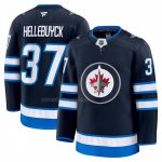 Camiseta Hockey Winnipeg Jets Connor Hellebuyck Primera Premium Azul Camiseta Hockey Winnipeg Jets Connor Hellebuyck Primera Premium Azul