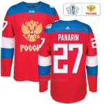 Camiseta Hockey Rusia Artemi Panarin 27 Premier 2016 World Cup Rojo Camiseta Hockey Rusia Artemi Panarin 27 Premier 2016 World Cup Rojo