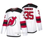 Camiseta Hockey Hombre New Jersey Devils 35 Cory Schneider 2018 Blanco Camiseta Hockey Hombre New Jersey Devils 35 Cory Schneider 2018 Blanco