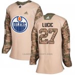 Camiseta Hockey Mujer Edmonton Oilers 27 Milan Lucic Camo Autentico 2017 Veterans Day Stitched Camiseta Hockey Mujer Edmonton Oilers 27 Milan Lucic Camo Autentico 2017 Veterans Day Stitched