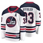 Camiseta Winnipeg Jets Dustin Byfuglien Heritage Breakaway Blanco Camiseta Winnipeg Jets Dustin Byfuglien Heritage Breakaway Blanco