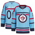 Camiseta Hockey Winnipeg Jets Anniversary Primegreen Autentico Personalizada Azul Camiseta Hockey Winnipeg Jets Anniversary Primegreen Autentico Personalizada Azul