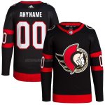 Camiseta Hockey Ottawa Senators Personalizada Primera Autentico Pro Negro Camiseta Hockey Ottawa Senators Personalizada Primera Autentico Pro Negro
