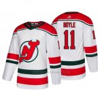 Camiseta New Jersey Devils Brian Boyle Alternato Autentico Blanco Camiseta New Jersey Devils Brian Boyle Alternato Autentico Blanco