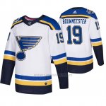 Camiseta Hockey St. Louis Blues Away Autentico Jay Bouwmeester 2020 All Star Blanco Camiseta Hockey St. Louis Blues Away Autentico Jay Bouwmeester 2020 All Star Blanco
