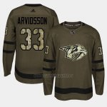 Camiseta Nashville Predators Viktor Arvidsson Camo Salute To Service Camiseta Nashville Predators Viktor Arvidsson Camo Salute To Service