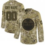 Camiseta Hockey Edmonton Oilers 2019 Salute to Service Personalizada Camuflaje Camiseta Hockey Edmonton Oilers 2019 Salute to Service Personalizada Camuflaje