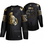 Camiseta Ottawa Senators Tyler Ennis Golden Edition Autentico Negro Camiseta Ottawa Senators Tyler Ennis Golden Edition Autentico Negro