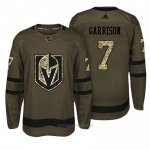 Camiseta Hockey Hombre Vegas Golden Knights 7 Jason Garrison Verde Camo Camiseta Hockey Hombre Vegas Golden Knights 7 Jason Garrison Verde Camo