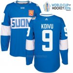 Camiseta Hockey Finlandia Mikko Koivu 9 Premier 2016 World Cup Azul Camiseta Hockey Finlandia Mikko Koivu 9 Premier 2016 World Cup Azul