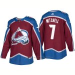 Camiseta Hockey Hombre Colorado Avalanche 7 John Mitchell Home Premier 2017-2018 Rojo Camiseta Hockey Hombre Colorado Avalanche 7 John Mitchell Home Premier 2017-2018 Rojo