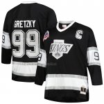 Camiseta Hockey Los Angeles Kings Wayne Gretzky Mitchell & Ness Big & Tall 199293 Blue Line Negro Camiseta Hockey Los Angeles Kings Wayne Gretzky Mitchell & Ness Big & Tall 199293 Blue Line Negro
