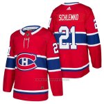 Camiseta Hockey Hombre Autentico Montreal Canadiens 21 David Schlemko Home 2018 Rojo Camiseta Hockey Hombre Autentico Montreal Canadiens 21 David Schlemko Home 2018 Rojo