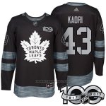 Camiseta Hockey Hombre Toronto Maple Leafs 43 Nazem Kadri 2017 Centennial Limited Negro Camiseta Hockey Hombre Toronto Maple Leafs 43 Nazem Kadri 2017 Centennial Limited Negro