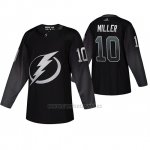 Camiseta Tampa Bay Lightning J. T. Miller Alternato Negro Camiseta Tampa Bay Lightning J. T. Miller Alternato Negro