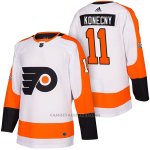 Camiseta Hockey Hombre Autentico Philadelphia Flyers 11 Travis Konecny Away 2018 Blanco Camiseta Hockey Hombre Autentico Philadelphia Flyers 11 Travis Konecny Away 2018 Blanco