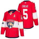 Camiseta Hockey Hombre Autentico Florida Panthers 5 Aaron Ekblad Home 2018 Rojo Camiseta Hockey Hombre Autentico Florida Panthers 5 Aaron Ekblad Home 2018 Rojo