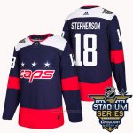 Camiseta Hockey Hombre Washington Capitals 92 Chandler Stephenson Azul 2018 Stadium Series Autentico Camiseta Hockey Hombre Washington Capitals 92 Chandler Stephenson Azul 2018 Stadium Series Autentico