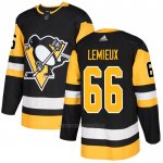 Camiseta Hockey Pittsburgh Penguins 66 Mario Lemieux Primera Autentico Negro Camiseta Hockey Pittsburgh Penguins 66 Mario Lemieux Primera Autentico Negro