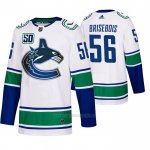 Camiseta Hockey Vancouver Canucks Guillaume Brisebois Segunda Autentico Blanco Camiseta Hockey Vancouver Canucks Guillaume Brisebois Segunda Autentico Blanco