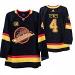 Camiseta Hockey Vancouver Canucks Josh Teves 50 Aniversario 90's Flying Skate Negro Camiseta Hockey Vancouver Canucks Josh Teves 50 Aniversario 90's Flying Skate Negro
