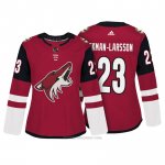Camiseta Hockey Mujer Arizona Coyotes 23 Oliver Ekman Larsson Rojo Autentico Jugador Camiseta Hockey Mujer Arizona Coyotes 23 Oliver Ekman Larsson Rojo Autentico Jugador