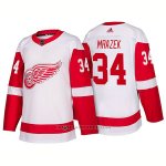 Camiseta Hockey Hombre Detroit Red Wings 34 Petr Mrazek New Outfitted 2018 Blanco Camiseta Hockey Hombre Detroit Red Wings 34 Petr Mrazek New Outfitted 2018 Blanco