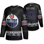 Camiseta Edmonton Oilers Ryan Nugent Hopkins Breakaway Negro Camiseta Edmonton Oilers Ryan Nugent Hopkins Breakaway Negro