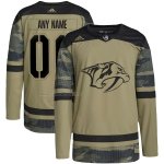 Camiseta Hockey Nashville Predators Personalizada Military Appreciation Team Autentico Practice Camuflaje Camiseta Hockey Nashville Predators Personalizada Military Appreciation Team Autentico Practice Camuflaje