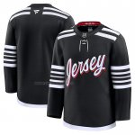 Camiseta Hockey New Jersey Devils Alterno Negro Camiseta Hockey New Jersey Devils Alterno Negro
