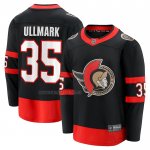 Camiseta Hockey Ottawa Senators Linus Ullmark Primera Premier Breakaway Negro Camiseta Hockey Ottawa Senators Linus Ullmark Primera Premier Breakaway Negro