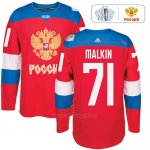 Camiseta Hockey Rusia Evgeni Malkin 71 Premier 2016 World Cup Rojo Camiseta Hockey Rusia Evgeni Malkin 71 Premier 2016 World Cup Rojo