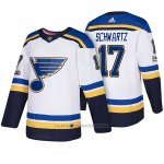 Camiseta Hockey Hombre St. Louis Blues 17 Jaden Schwartz 2018 Blanco Camiseta Hockey Hombre St. Louis Blues 17 Jaden Schwartz 2018 Blanco