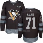 Camiseta Hockey Hombre Pittsburgh Penguins 71 Evgeni Malkin Negro 1917-2017 100 Aniversario Stitched Camiseta Hockey Hombre Pittsburgh Penguins 71 Evgeni Malkin Negro 1917-2017 100 Aniversario Stitched