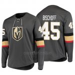 Camiseta Vegas Golden Knights Jake Bischoff Adidas Platinum Camiseta Vegas Golden Knights Jake Bischoff Adidas Platinum