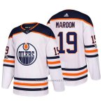 Camiseta Hockey Hombre Edmonton Oilers 19 Patrick Maroon 2018 Blanco Camiseta Hockey Hombre Edmonton Oilers 19 Patrick Maroon 2018 Blanco
