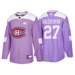 Camiseta Hockey Hombre Autentico Montreal Canadiens 27 Alex Galchenyuk Hockey Fights Cancer 2018 Violeta Camiseta Hockey Hombre Autentico Montreal Canadiens 27 Alex Galchenyuk Hockey Fights Cancer 2018 Violeta